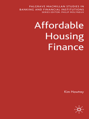 cover image of Affordable Housing Finance